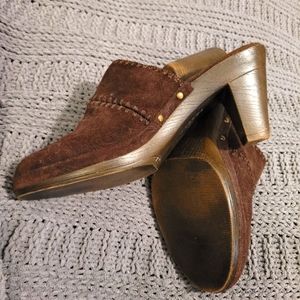 Brown Suede Sonoma pumps size 8.5 EUC